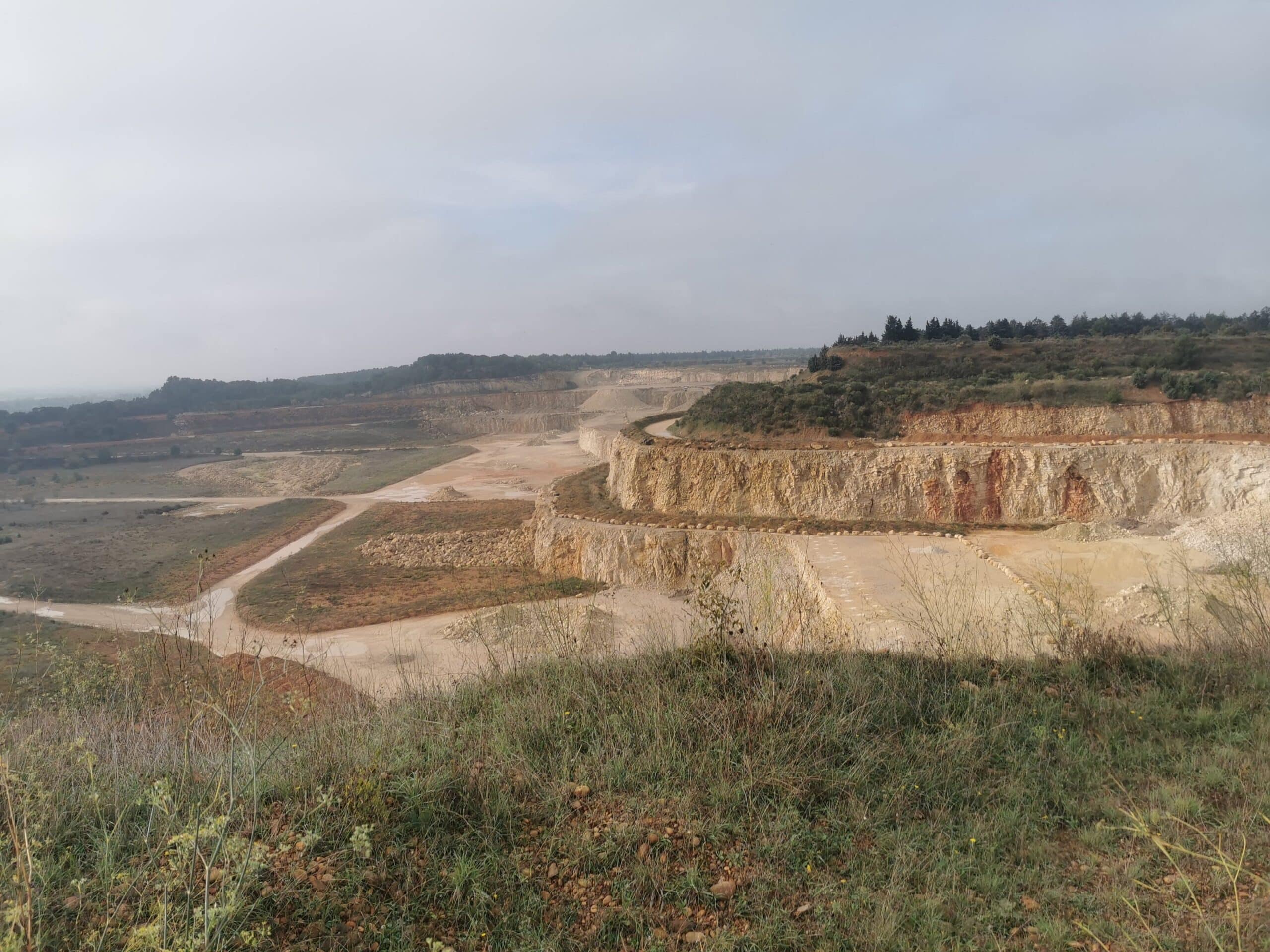 Chantier extraction — étude d'impact sol et environnement